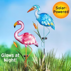 Solar Birds Garden Stake