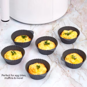 Silicone Mini 3" Air Fryer Baking Cups - Set of 6