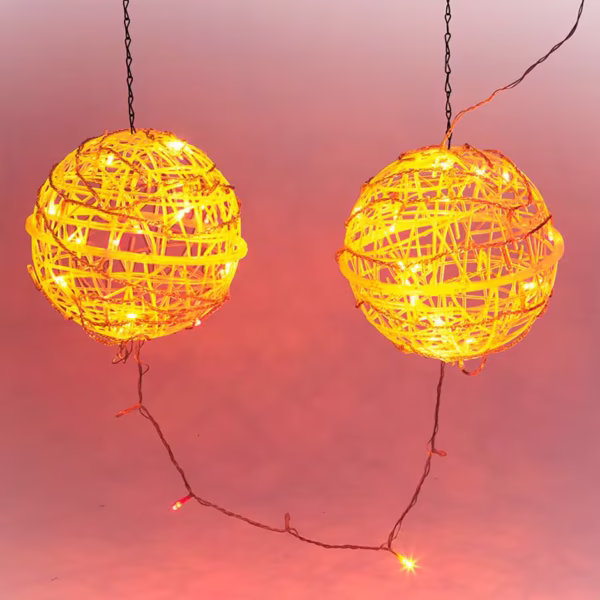Hanging Lanterns Set of 2 - Image 4