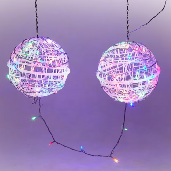 Hanging Lanterns Set of 2 - Image 3